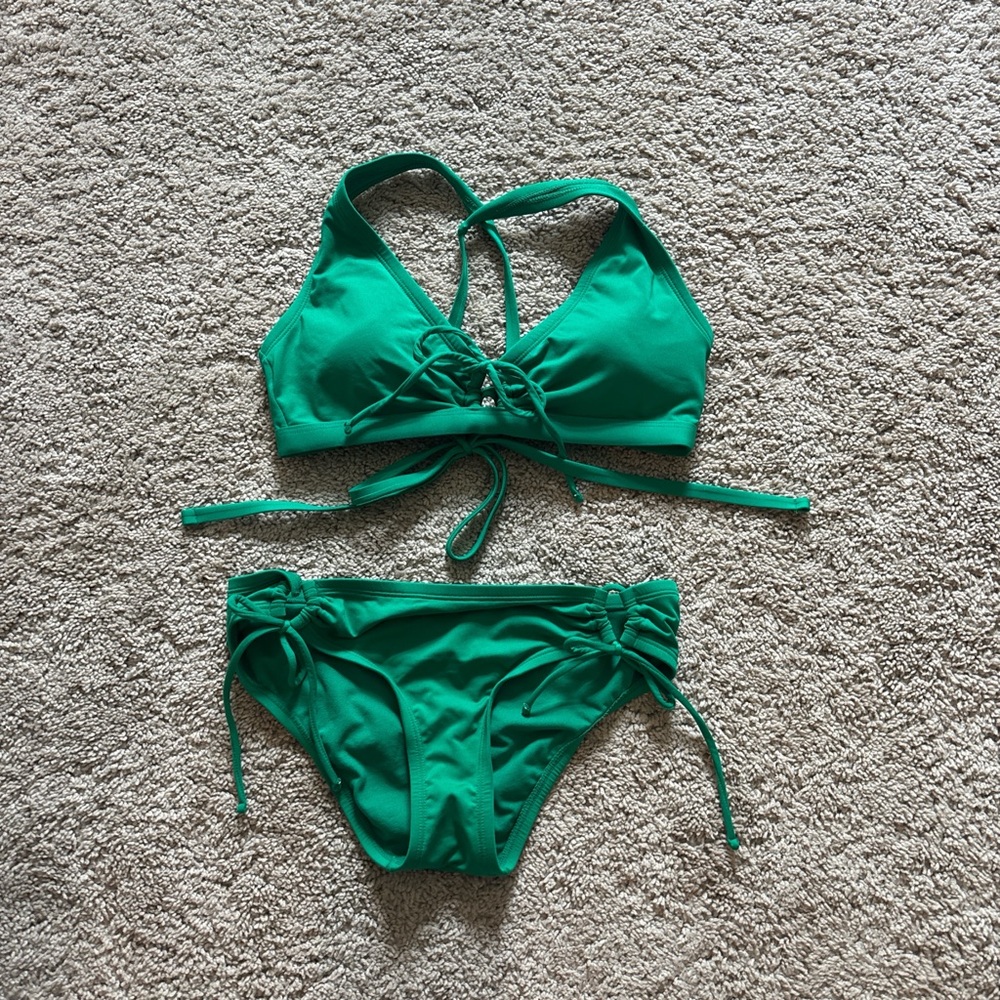 Green Target Bikini